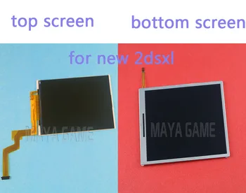 3 шт. Оригинальный ЖК-экран сверху вниз для нового сменного дисплея 2DS XL