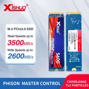 XISHUO M.2 NVMe SSD 256 ГБ 512 ГБ 1 ТБ 2 ТБ Внутренний твердотельный накопитель 2280 PCIe3.0 Компьютерный Диск Жесткие диски для Настольных ПК Ноутбук