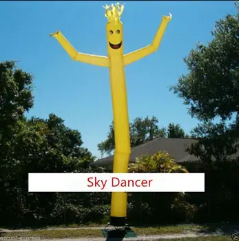 Надувная Рекламная Воздушная Танцовщица Высотой 4 м, Небесная Танцовщица С Воздуходувкой Hz