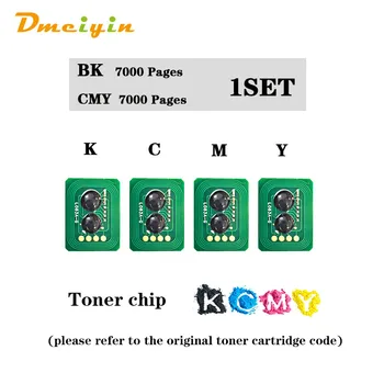 для OKI C823/C833/C843 ME/РОССИЯ и EUR версии 7k Страниц чип тонера BK C M Y Цвет