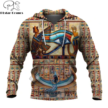 Глаз гора, Египетский бог, мужская осенняя толстовка с 3D принтом, толстовка Унисекс, Повседневная уличная одежда, толстовки на молнии, куртка, Пуловер KJ668