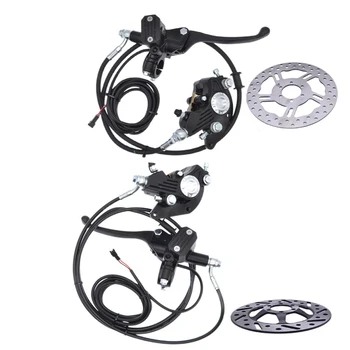 14-Дюймовый Комплект гидравлических дисковых тормозов E-Bike MTB Из алюминиевого сплава, Электрический велосипед, Скутер, Регулятор мощности, Переключатель отключения питания