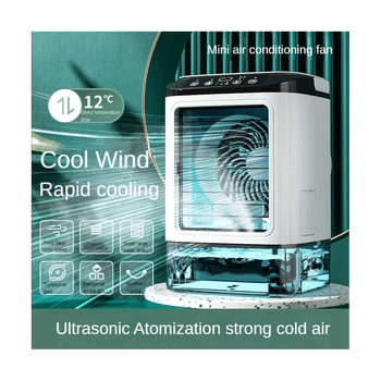 Вентилятор холодного распыления Домашний Мини USB Настольный Холодильный Небольшой Вентилятор для Кондиционирования Воздуха Портативный Вентилятор Холодного распыления Влажной воды
