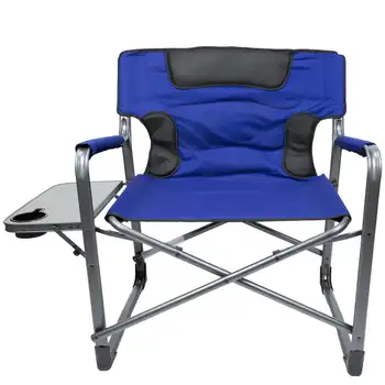 Кресло директора кемпинга XXL - синий - просторное и прочное кресло для взрослых