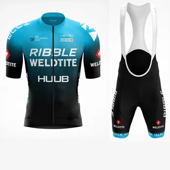 Комплект Майки HUUB Team Cycling 2022 Мужская Летняя Одежда для Велоспорта MTB Race С коротким рукавом Ropa Ciclismo Для езды на велосипеде На открытом воздухе