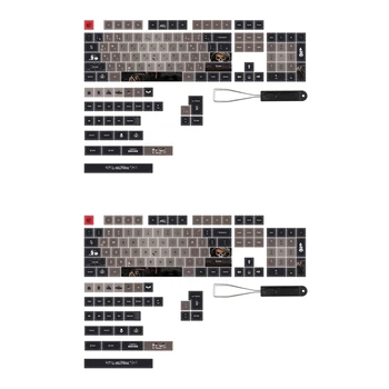 XDA Profile Keycap 137-Клавишная Игровая Механическая Клавиатура Сублимацией красителя PBT Keycaps для MX Cherry Gateron Kailh Switches Dropship