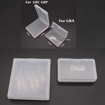 20шт прозрачных пластиковых чехлов для Nintendo GBC GBP и для gameboy Advance GBA SP GBM GBA Games Card Cartridge box