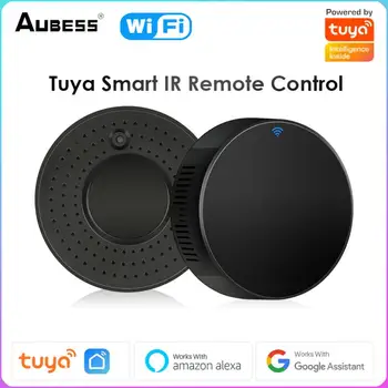 Умный ИК-пульт дистанционного управления Tuya WiFi Home Для кондиционера, телевизора, инфракрасного универсального пульта дистанционного управления, работает с Alexa Google Home