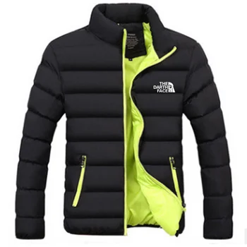 Зимняя куртка 2023 Мужская модная куртка Parker с воротником-стойкой, мужская куртка на молнии, Мужская куртка