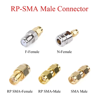 1шт Радиочастотный Коаксиальный разъем RP-SMA Штекер SMA RP-SMA Штекер/SMA N F Гнездо адаптера Используется Для телевизионной антенны-ретранслятора