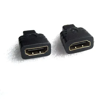 20 штук HDMI-совместимых переходных разъемов HDMI Female to Micro HDMI Male для HDTV-камеры и т. Д. Лидер продаж