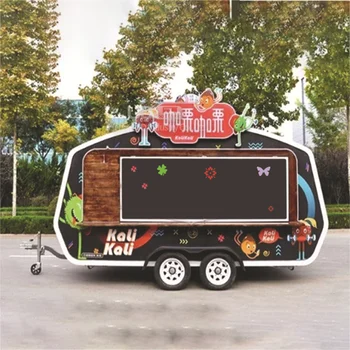 Передвижная кухня, полностью оборудованный трейлер для продуктов, соковый пивной бар, тележка для мороженого, кофейный фургон, бизнес-концессионный трейлер для продажи