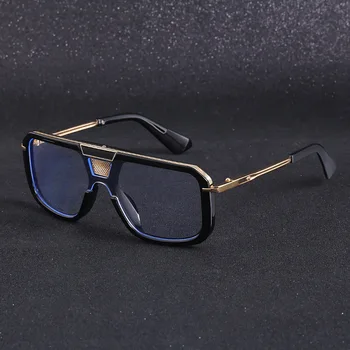 Роскошные брендовые винтажные солнцезащитные очки Унисекс, Квадратные очки известного дизайнера для мужчин и женщин, Гламурные трендовые очки