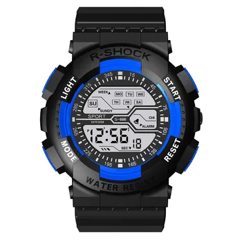 Новые Роскошные Мужские водонепроницаемые цифровые светодиодные часы с многофункциональной датой, спортивные Мужские уличные электронные часы Relogio #15