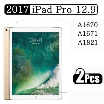 (2 шт) Закаленное Стекло Для Apple iPad Pro 12,9 2015 2017 2018 2020 2021 2022 2-го 3-го 4-го поколения С Полным Покрытием Защитная Пленка для экрана
