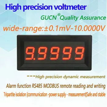 5-разрядный микроамперный высокоточный цифровой амперметр BY539V Guichen ± 0,1 мВ - 10,0000 В для связи RS485