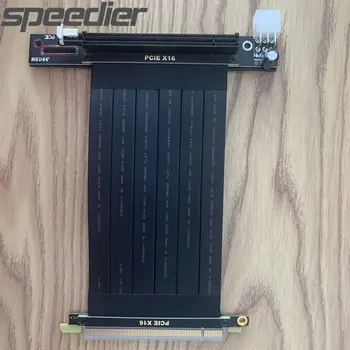Удлинитель PCIE X16-X16 Riser Удлинитель PCI-E 16x Gpu Adapter x99 Сервер RTX Видеокарта GTX Материнская плата Riser Extender с Питанием 6P