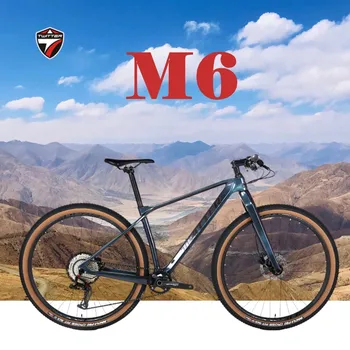 TWITTER M6 RS-12S сверхлегкий горный велосипед XC класса T800 из углеродного волокна с карбоновой вилкой внутренней прокладки 27,5/29 дюймов с масляными дисковыми тормозами