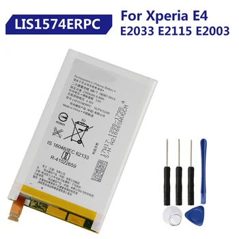 Сменный Аккумулятор LIS1574ERPC Для Sony Xperia E2033 E2115 E4 E2105 E2003 E2104 Аккумуляторная Батарея телефона 2300 мАч