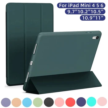 Для iPad 10-го поколения Чехол Air 1 2 3 4 5 Pro 11 10,5 PU Чехол Для Mini 6 5 4 3 2 1 7,9 Чехол-подставка для iPad 10,2 7 8 9-го Funda