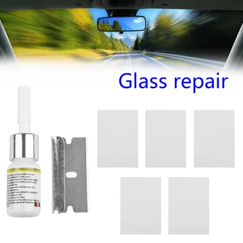 Клей для ремонта лобового стекла автомобиля, Горячая распродажа, Комплект смолы для ремонта лобового стекла автомобиля, восстановление царапин, жидкость для отверждения стекла, клей для деталей