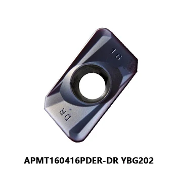 APMT160416PDER-DR YBG202 APMT160416PDER DR Твердосплавные пластины с ЧПУ для Токарно-фрезерных станков из стали и нержавеющей стали APMT 160416