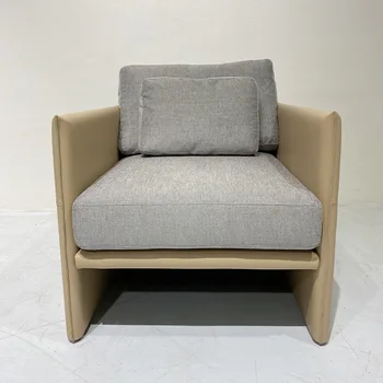 Скандинавский современный минималистичный диван для отдыха в гостиной, кресло для переговоров гостиничной мебели