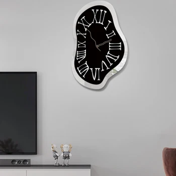 Ретро кухонные настенные часы Бесплатная доставка, Скандинавские дешевые креативные необычные настенные часы, современный Дизайнерский декор Relogio De Parede