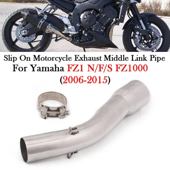 Слипоны Для YAMAHA FZ1 FZ1N FZ1S FZ1F FZ1000 2006 - 2013 2014 2015 Выхлопная труба Мотоцикла, Глушитель для мотоцикла, Труба среднего звена