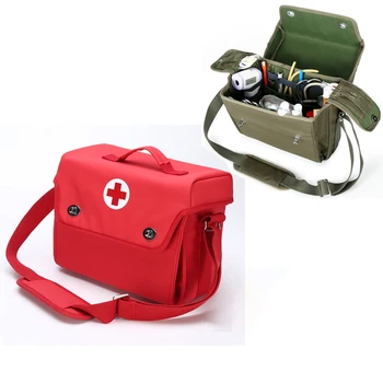 Аптечки первой помощи, пустая сумка для посещения врача скорой помощи, Травматическая сумка на плечо, медицинские принадлежности для помощи в случае стихийных бедствий, Полевые поездки, Кемпинг