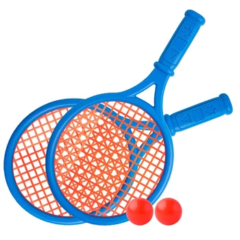 Набор детских игрушечных теннисных ракеток, Детский забавный теннис с шариками для дома, сада, пляжа, занятий спортом в школе на открытом воздухе