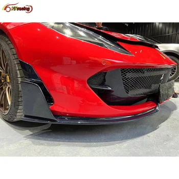 MSY Стиль Сухой автомобиль из углеродного волокна, левая и правая боковые передние губы Для Ferrari 812 2017-2020