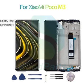 Для XiaoMi Poco M3 Замена экрана Дисплея 2340*1080 M2010J19CG, M2010J19CI Poco M3 ЖК-сенсорный Дигитайзер
