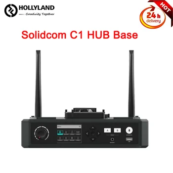 Hollyland Solidcom C1 HUB Полнодуплексная Беспроводная система внутренней связи 1100-футовая Гарнитура связи для съемочной группы