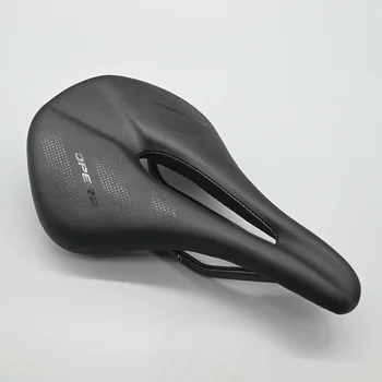 Новое карбоновое седло с коротким носиком, седло для MTB/шоссейного велосипеда, Суперлегкие кожаные карбоновые подушки, Удобное горное седло