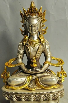 украшение Тибет медь серебро 8 