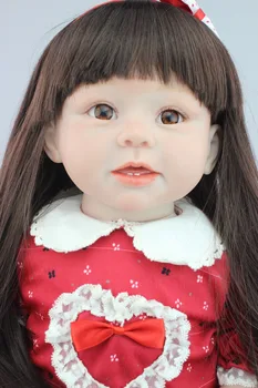 Новая модель, реалистичная кукла-реборн для малышей, мягкий силиконовый винил, настоящее нежное прикосновение, 28 дюймов, модный подарок на день рождения и Рождество