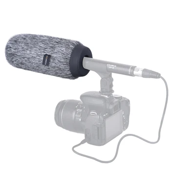 Микрофон Comica CVM-MF5, ветрозащитный чехол для наружного ветрового стекла Dead Cat для микрофона видеокамеры Rode XLR