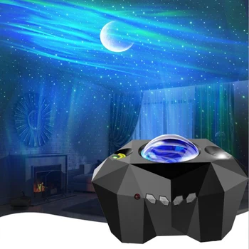 Новый Проекционный Ночник Aurora Galaxy Bluetooth Динамик Для Украшения Спальни, Проект Рабочего Стола, Лампы для Гостиной, Рождественский Подарок