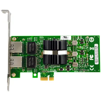 Новая Сетевая карта PCI Express 82576 EB/GB с двумя Портами PCIE X1 Gigabit Ethernet 10/100/1000 Мбит/с, сетевой адаптер, Контроллер Проводной E1G42ET
