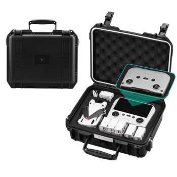 Коробка для хранения корпуса дрона DJI Mini 3 Pro, пульт дистанционного управления, водонепроницаемый чехол для переноски, жесткий чехол для аксессуаров дрона