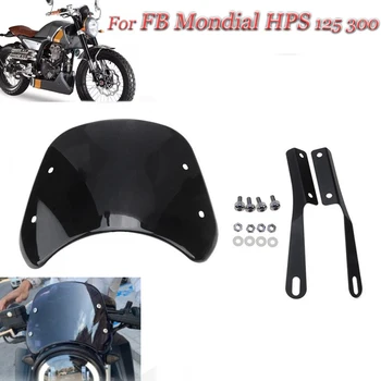 Мотоциклетное лобовое стекло в стиле ретро, Ветрозащитный чехол для FB Mondial Hipster HPS 125 300 HPS125 HPS300
