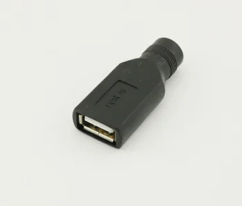 2шт USB 2.0 A Женский До 5,5 мм x 2,1 мм Женский Разъем адаптера питания 5 В постоянного тока