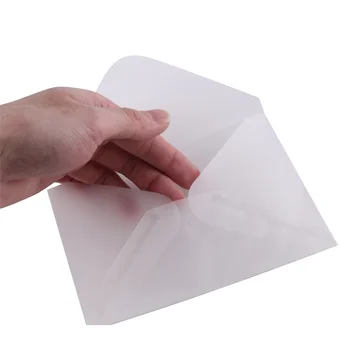 100шт полупрозрачных бумажных конвертов с серной кислотой, используемых для хранения открыток своими руками, свадебных приглашений, подарочной упаковки