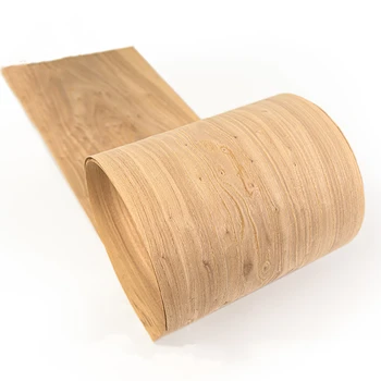 Изготовленный на Заказ Натуральный шпон, Подлинный узел Вяза, Узловатый деревянный Заусенец, Декоративный Нарезанный шпон для мебели Толщиной 0,5 мм, прямое зерно
