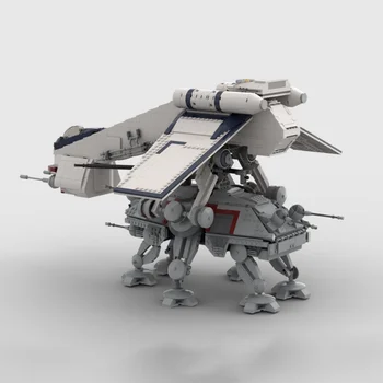 2325 шт. Комбинированный робот Brick Boss AT-TE Droopship, самолет космических войн и военно-транспортный робот, строительные блоки, игрушки 