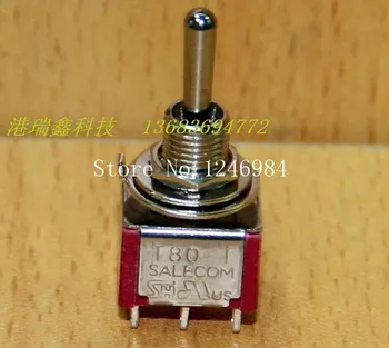 [SA]T8012 двойной шестифутовый стойло маленький тумблер M6.35 качает головой, переключает переключатель T80-T Тайвань SH-50 шт./лот