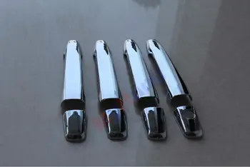 АКСЕССУАРЫ для Mitsubishi ASX Lancer-EX 2012 Хромированная ДВЕРНАЯ РУЧКА КРЫШКА Автомобиля-стайлинг