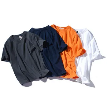 A1841 летняя свободная мужская футболка, мужские футболки, топы, футболки для пар, женские футболки LYG999