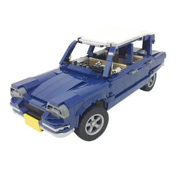 MOC City Mustanged Супер Гоночный спортивный автомобиль строительные блоки Speed Racer Muscle Car Кирпичи Детские игрушки 